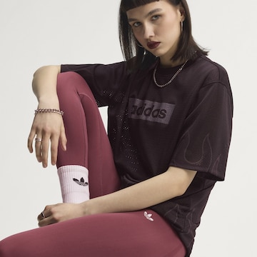 ADIDAS ORIGINALS Skinny Leggings 'Essentials' in Rood