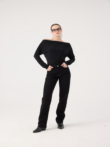Regular Pantalon HOLLY LOLLY en noir : devant