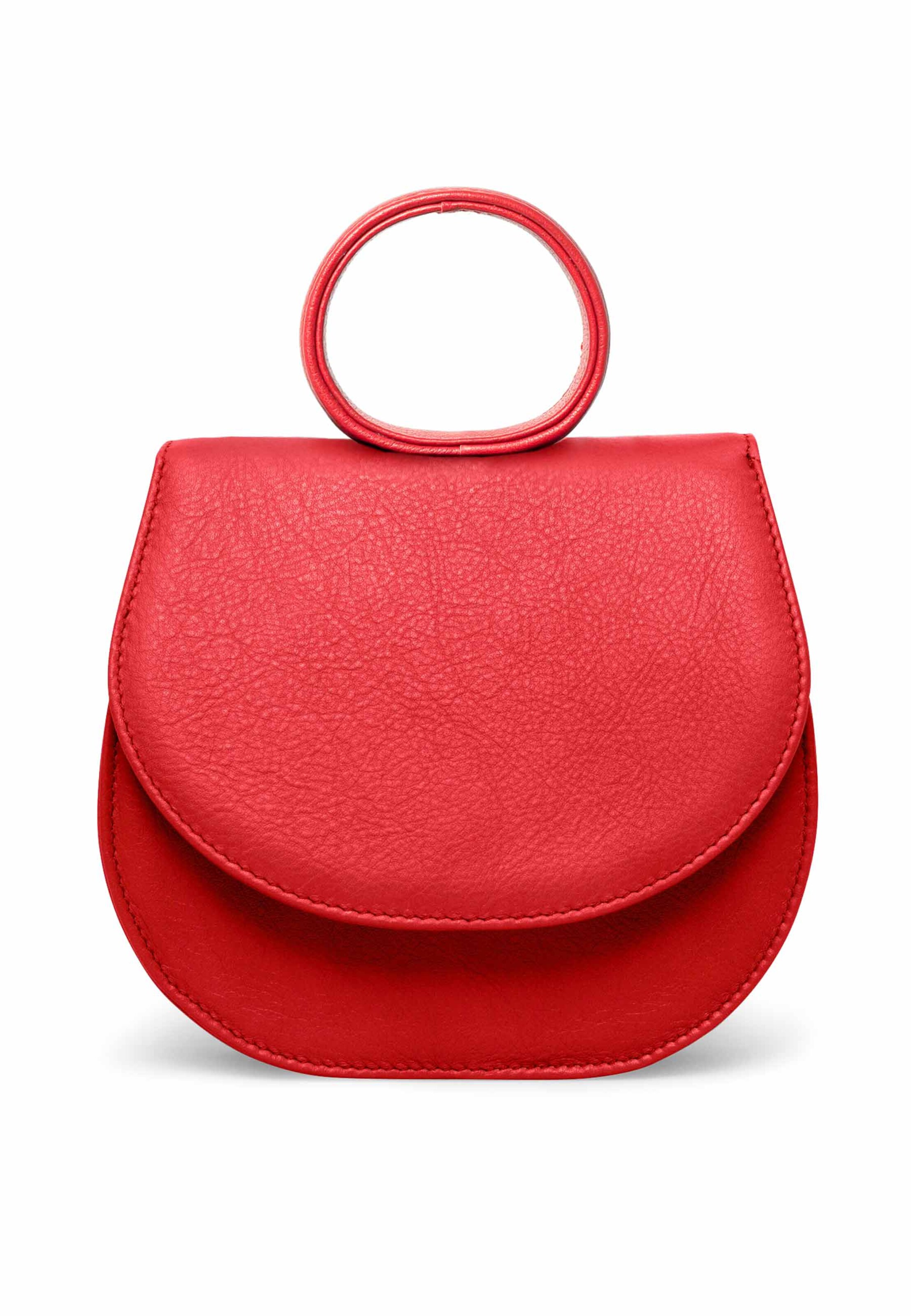 Gretchen Schultertasche 'Ebony Mini Loop Bag' in Rot: Vorderseite
