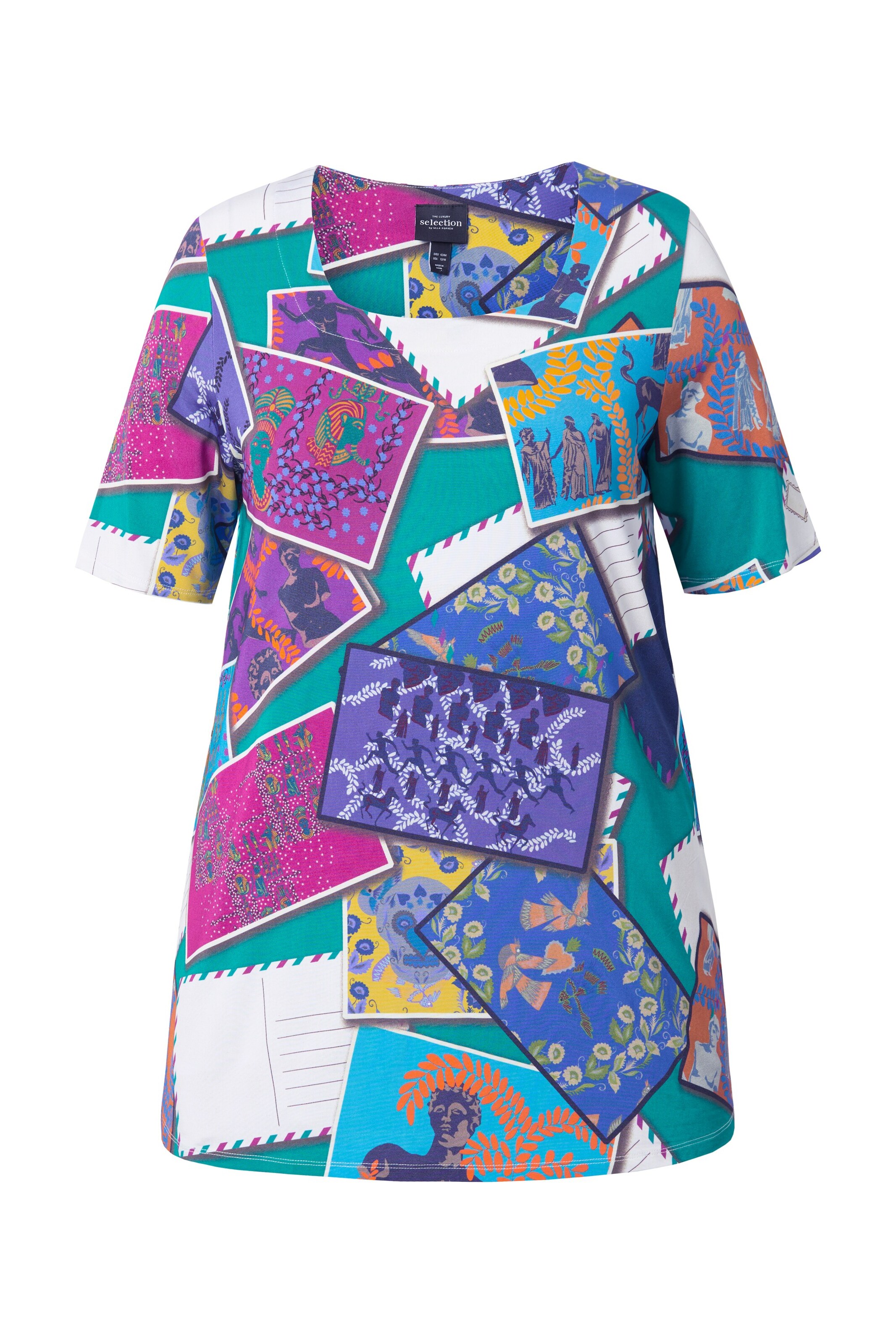 Ulla Popken Shirt in Mischfarben: Vorderseite