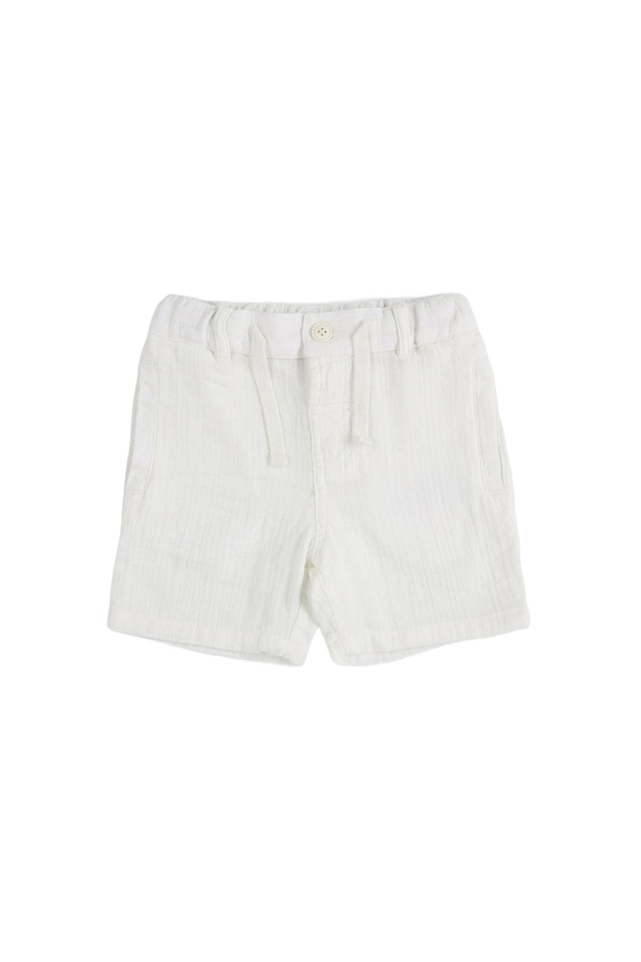 Panço Regular Shorts in Weiß: Vorderseite