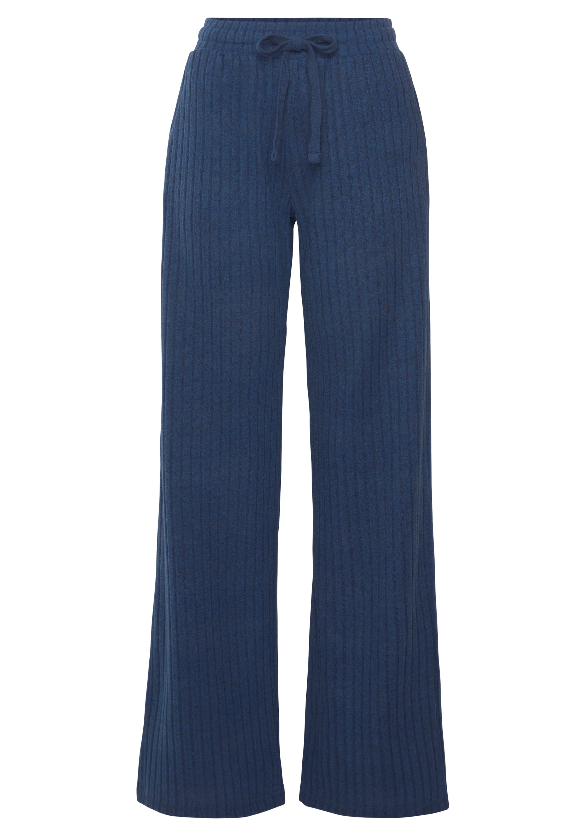LASCANA Pyjamabroek in Blauw: voorkant