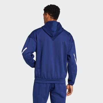 ADIDAS PERFORMANCE - Sudadera con cremallera deportiva 'France Travel Z.N.E.' en azul