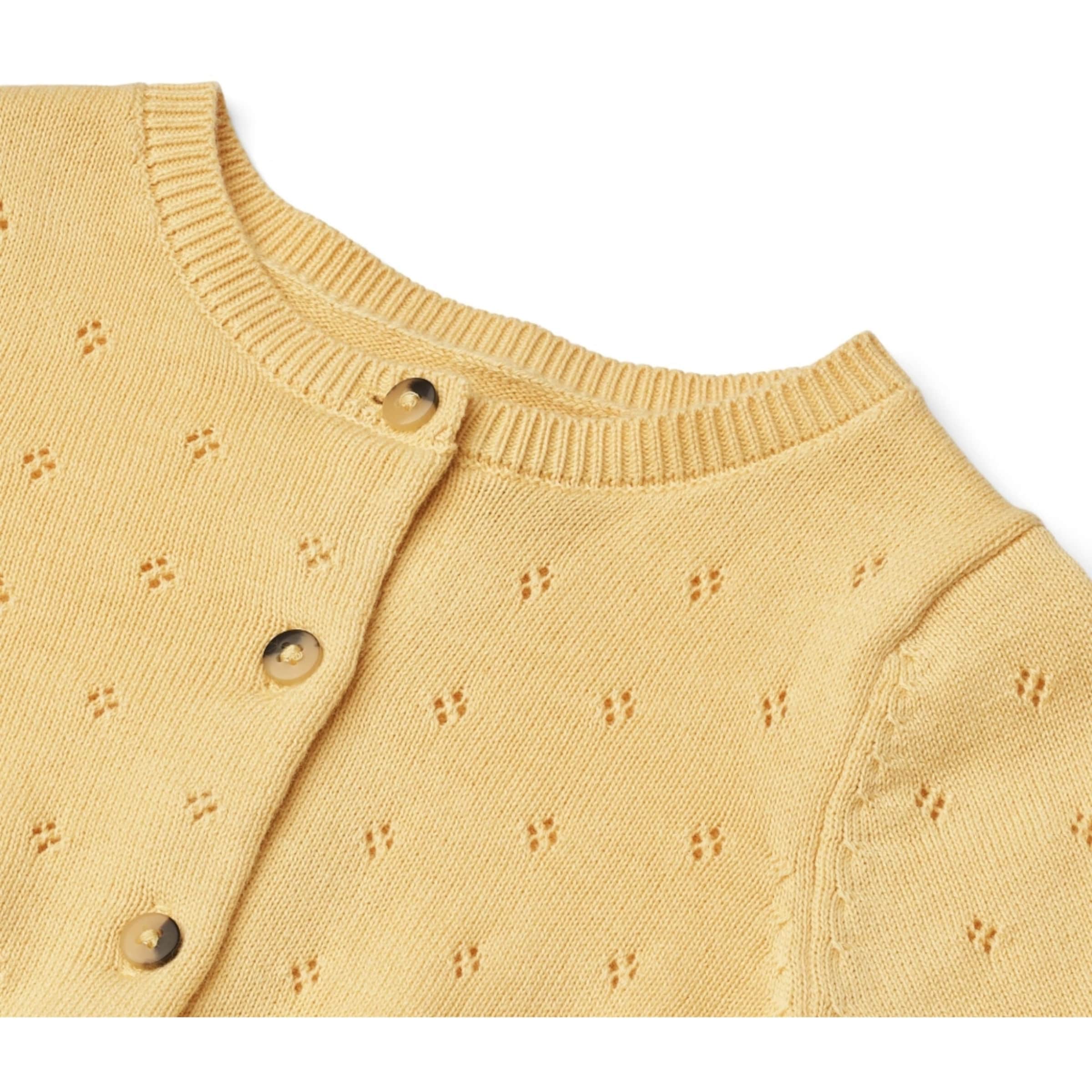 WHEAT Knit cardigan 'Maia' in Yellow