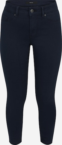 Vero Moda Petite Jeans 'HOT SEVEN' in Blauw: voorkant