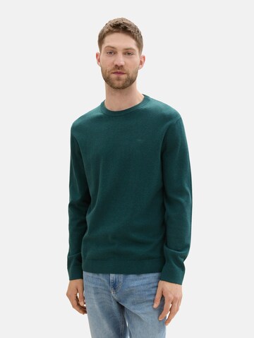 TOM TAILOR Trui in Groen: voorkant