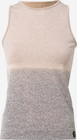 NU-IN Top in Brown: front