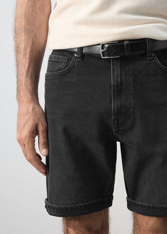MANGO MAN Regular Jeans 'Rock' in Black