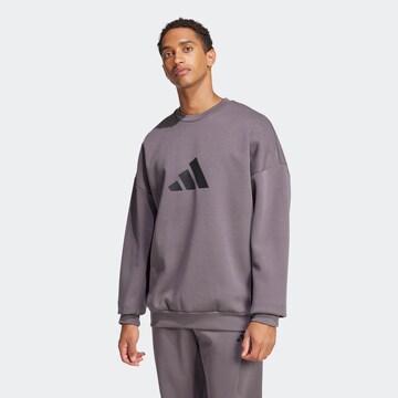 Sweat de sport 'Future Icons 3' ADIDAS SPORTSWEAR en gris : devant