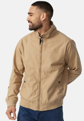 INDICODE JEANS Between-Season Jacket ' Forty ' in Beige