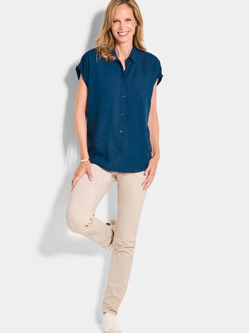 Goldner Blouse in Blauw