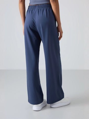 Tommy Life Wide Leg Jogginghose in Blau