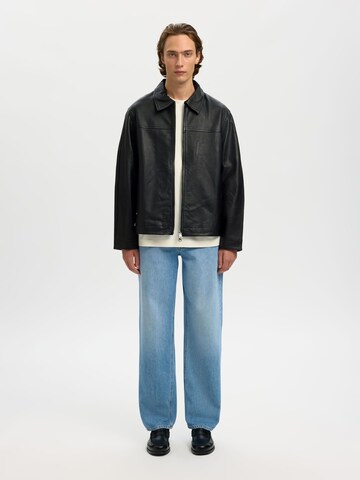 SELECTED - Chaqueta de entretiempo en negro