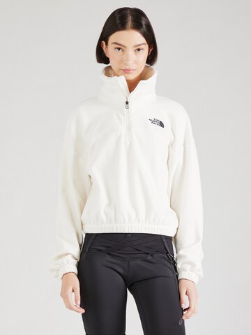 THE NORTH FACE Спортивная кофта '100 GLACIER' в Белый: спереди