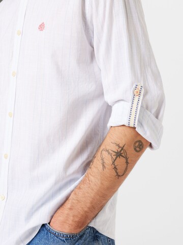 Springfield Regular fit Button Up Shirt in White