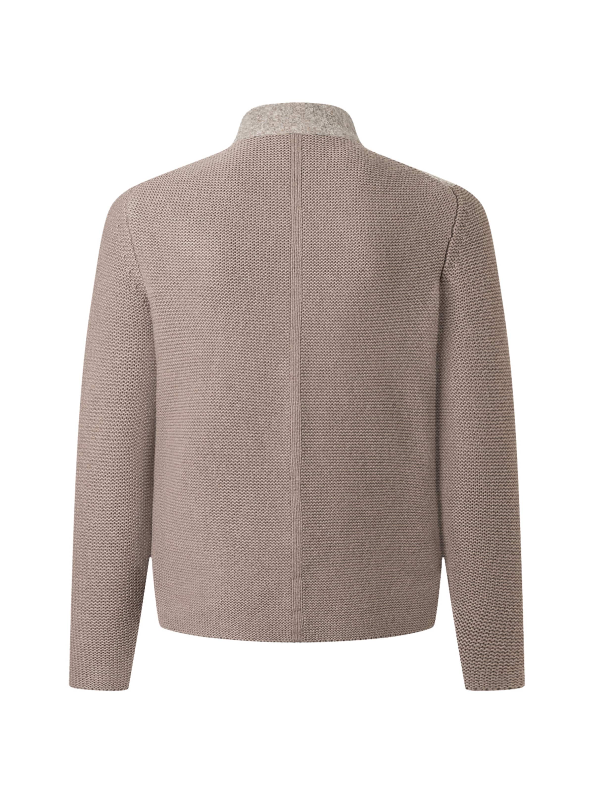 MAERZ Muenchen Knit cardigan in Brown: back