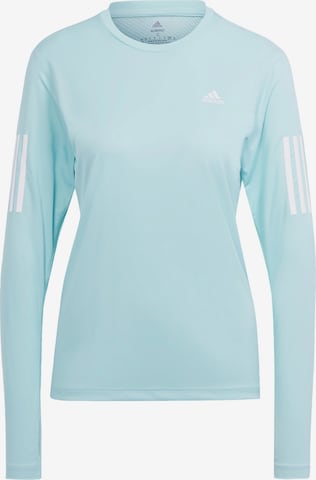 T-shirt fonctionnel 'Own the Run' ADIDAS PERFORMANCE en bleu : devant