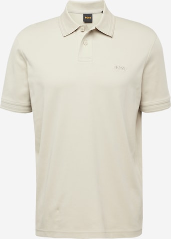 T-Shirt BOSS en beige : devant