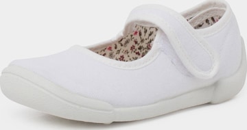 Ballerines Pisamonas en blanc : devant
