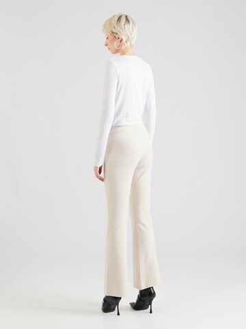 VILA - Bootcut Calças 'NULA' em branco