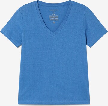 T-shirt 'Clavel' Thinking MU en bleu : devant