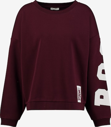 Sweat-shirt ' ROCKSTAR ' Key Largo en rouge : devant