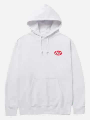 Sweat-shirt HUF en blanc : devant