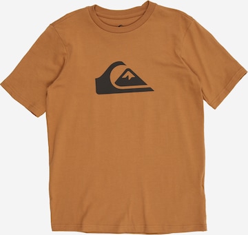 QUIKSILVER Majica | rjava barva: sprednja stran