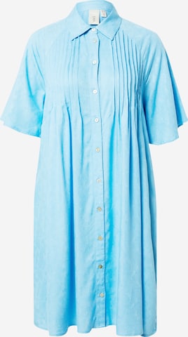 Robe-chemise 'FIRA' Y.A.S en bleu : devant