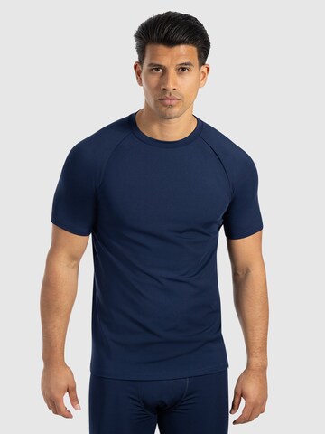 T-Shirt ' Zeyn ' Smilodox en bleu : devant