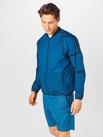 OAKLEY Athletic Jacket in Blue: front