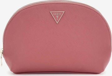 Trousse de maquillage 'Dome' GUESS en rose : devant