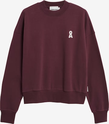 Sweat-shirt 'ALIZAA' ARMEDANGELS en rouge : devant