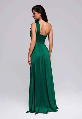 Robe de soirée Ombre en vert