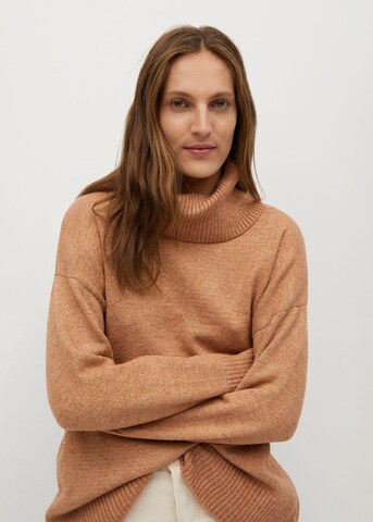 MANGO Pullover 'POLAR' in Beige: predná strana