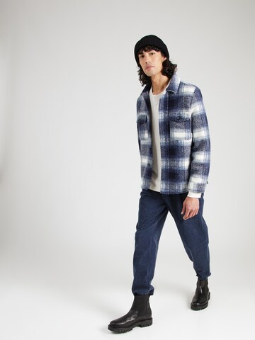 JACK & JONES - Tapered Pantalón plisado en gris