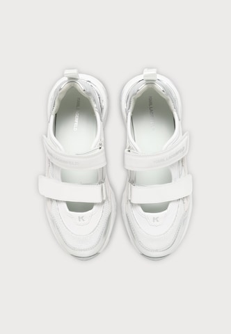 Sneaker low de la Karl Lagerfeld pe alb