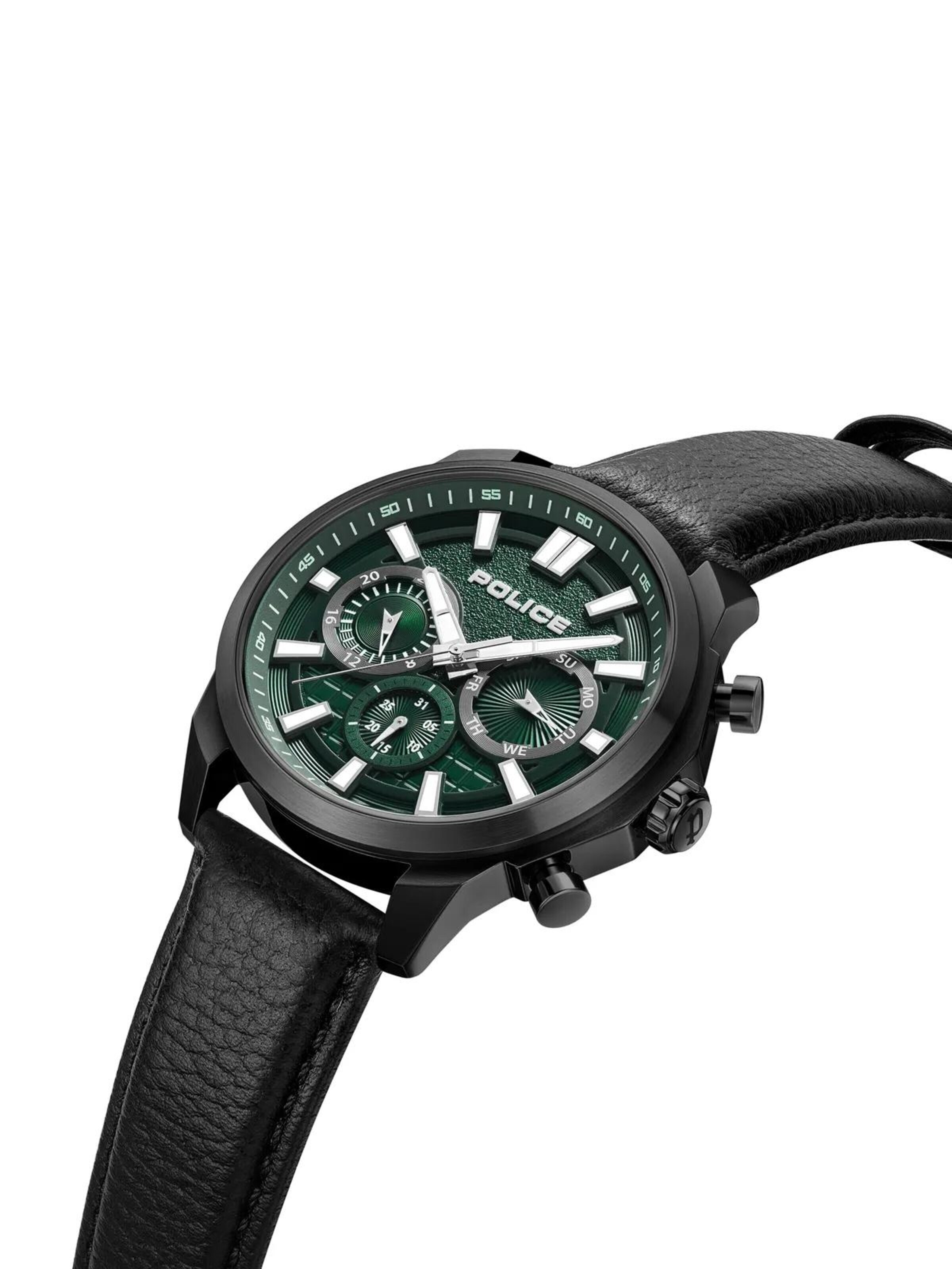 POLICE Analog Watch 'Function watch Rangy' in Green