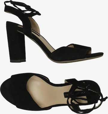 Dorothy Perkins Sandalen 35,5 in Schwarz: Vorderseite