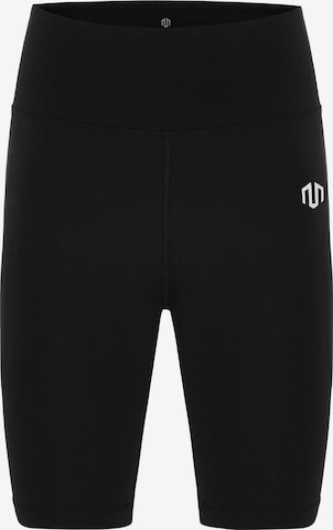 MOROTAI Skinny Workout Pants in Black: front