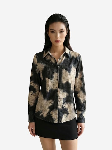 My fashion - Camisa em mistura de cores: frente