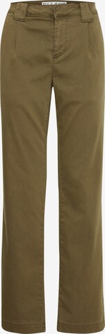 PULZ Jeans Regular Chino Pants 'Rosita' in Green: front