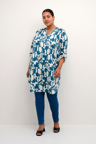 KAFFE CURVE Tunic 'Maran' in Blue