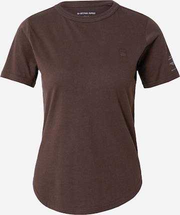 T-shirt 'Mysid' G-Star RAW en marron : devant