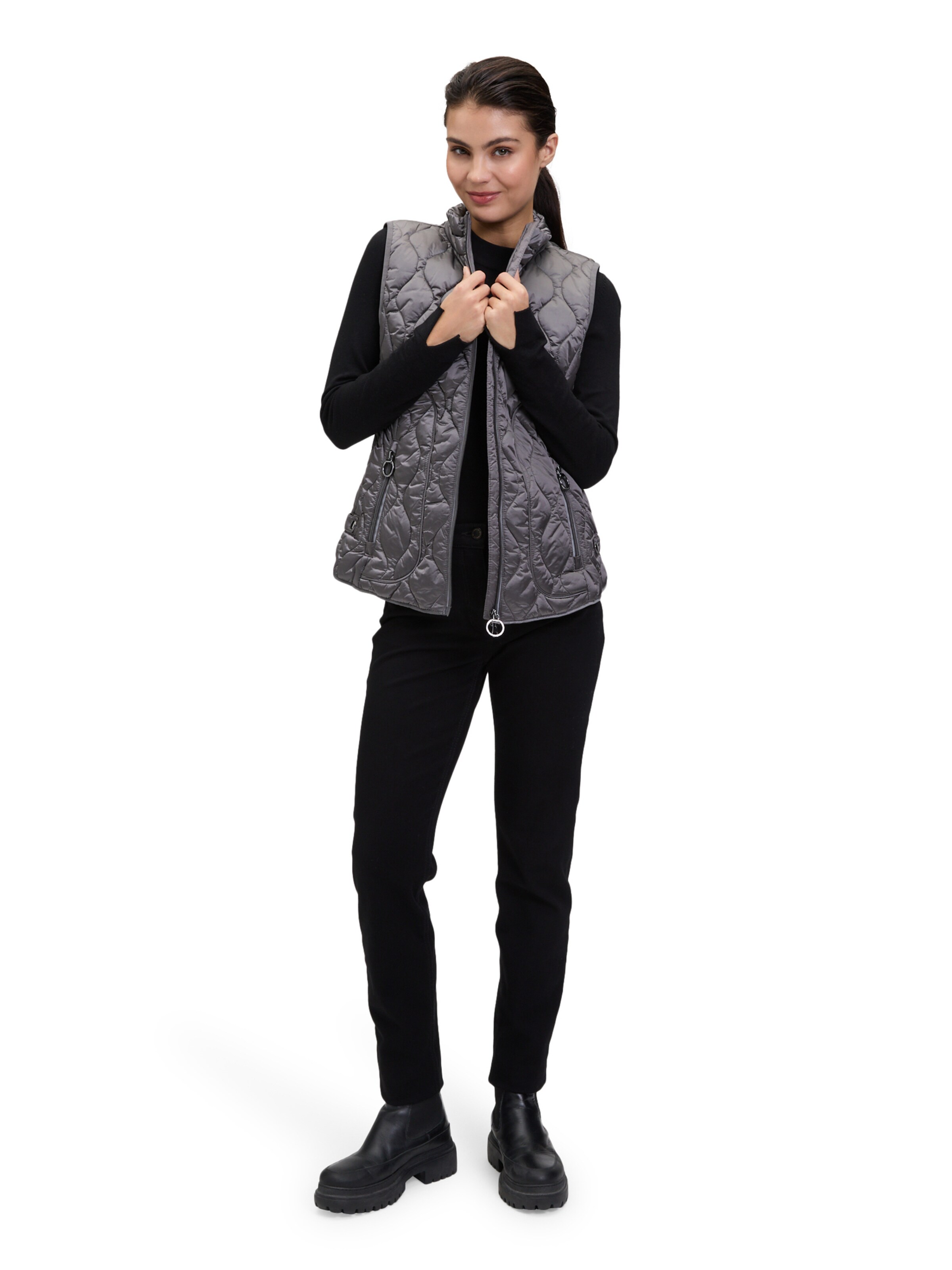 Betty Barclay Vest in Grey