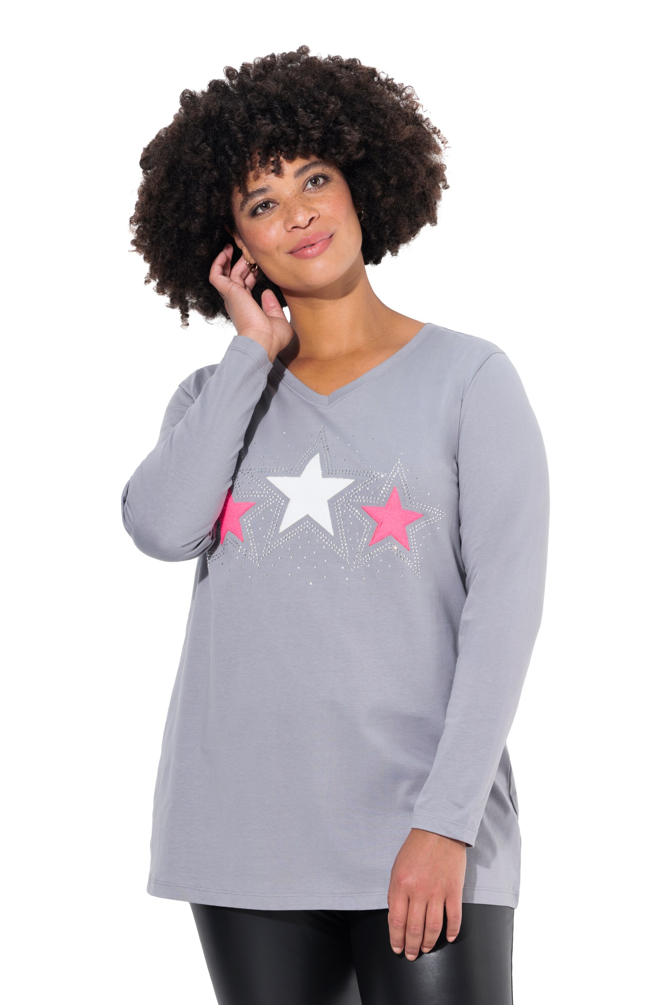 Angel of Style Shirt in Grey: front