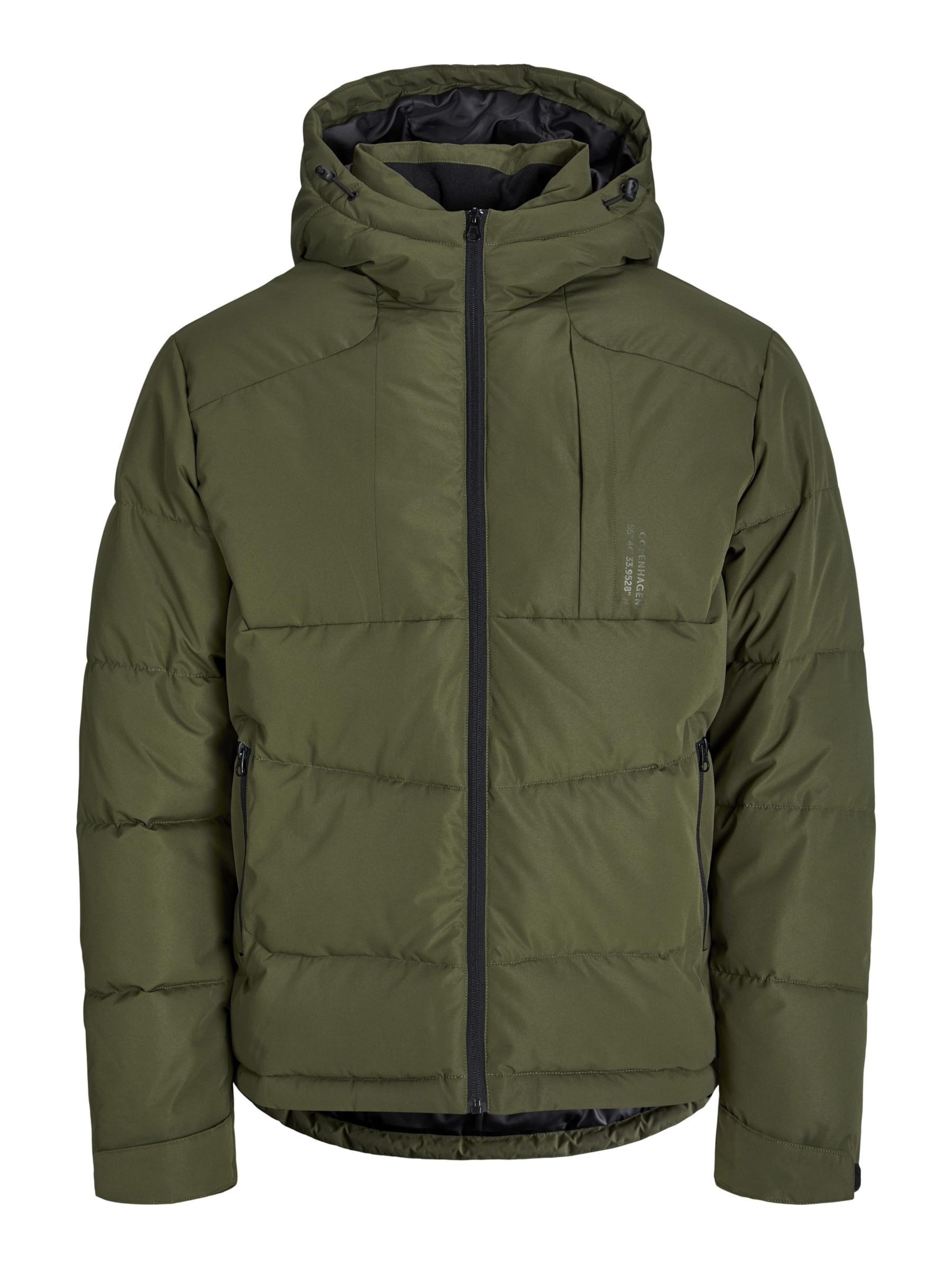 aprel Vinterjakke i grøn: forside