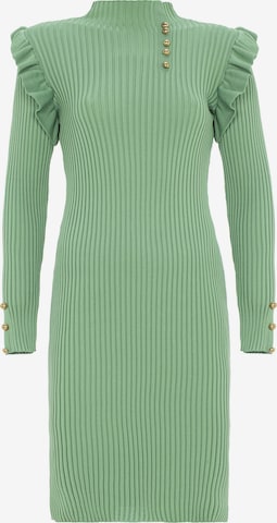 CIPO & BAXX Dress in Green: front