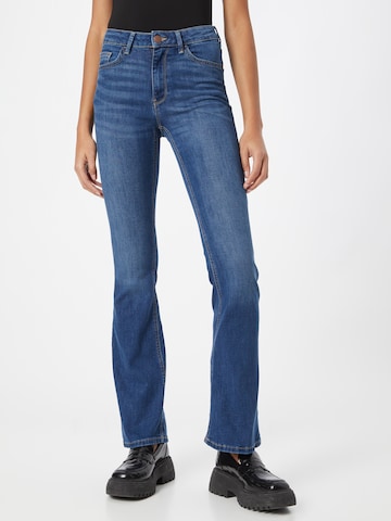 Lindex Bootcut Jeans in Blauw: voorkant