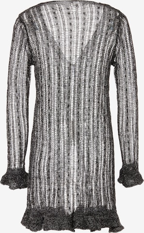 Cardigan caneva en noir